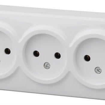 Розетка Эра Эксперт 3-ая без заземления белый (8)