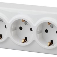 Розетка Эра Эксперт 3-ая с заземлением белый (6)