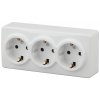 Розетка Эра Эксперт 3-ая с/з з/ш белый (6)