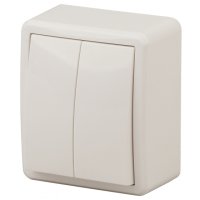 Выключатель Эра Эксперт 2кл слоновая кость (16)