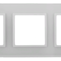 Рамка Эра Элеганс стекло белый+белый 3-ая (5)