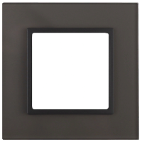 Рамка Эра Элеганс стекло серый+антр 1-ая (10)