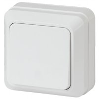 Выключатель 1кл белый Intro Quadro