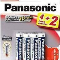 Батарейка Panasonic Everyday LR 3 6xBL (72/360)