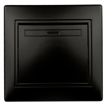 Выключатель 1кл антрацит Intro Plano