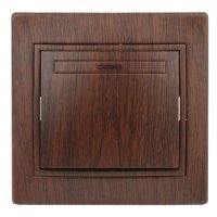 Выкл Intro Plano 1кл подсветка венге (10)