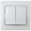 Переключатель 2кл белый Intro Plano