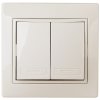 Переключатель 2кл слоновая кость Intro Plano