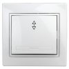 Переключатель белый Intro Plano