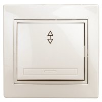 Переключатель слоновая кость Intro Plano