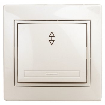 Переключатель слоновая кость Intro Plano