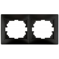 Рамка Эра Intro Plano антрацит 2-ая (10)#