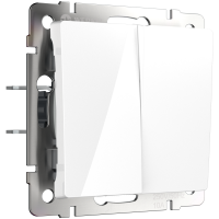 Механизм выключателя Werkel 2кл белый (10)