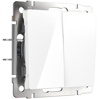 Механизм выключателя Werkel 2кл белый (10)