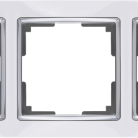 Рамка Werkel Snabb 3-ая белый/хром (10)