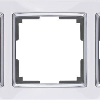 Рамка Werkel Snabb 3-ая белый/хром (10)