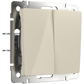 Механизм выключателя Werkel 2кл слоновая кость (10)