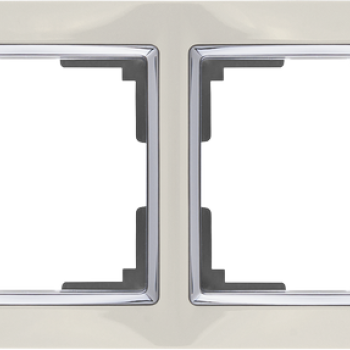 Рамка Werkel Snabb 4-ая сл кость/хром (10)