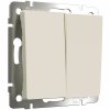Механизм выключателя Werkel 2кл айвори матовый (10)