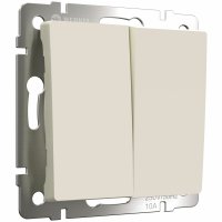 Механизм выключателя Werkel 2кл айвори матовый (10)