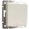 Механизм розетки Werkel 2-ая с заземлением шторки крышка IP44 айвори матовый (10)