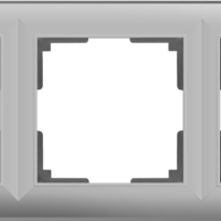 Рамка Werkel Fiore 3-ая серебро (10)