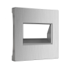 Накладка для розетки Werkel RJ45x2 серебряный рифленый (10)