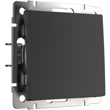 Механизм выключателя Werkel 1кл перекрестный чёрный матовый (10)