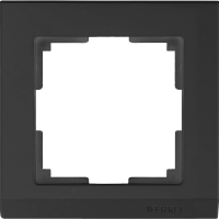 Рамка Werkel Stark 1-ая чёрный матовый (10)