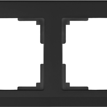 Рамка Werkel Stark 2-ая чёрный матовый (10)