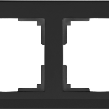 Рамка Werkel Stark 4-ая чёрный матовый (10)