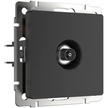 Механизм розетки Werkel телевизионная чёрный матовый (10)