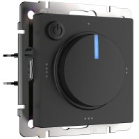 Механизм терморегулятора для теплого пола черный матовый