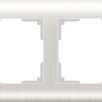 Рамка Werkel Stream 4-ая перламутр рифл (10)