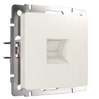 Механизм розетки Werkel RJ11 перламутровый рифлёный (10)