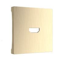 Накладка Werkel HDMI шампань рифленый (10)