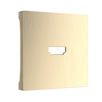 Накладка Werkel HDMI шампань рифленый (10)