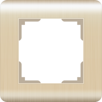 Рамка Werkel Stream 1-ая шампань рифл (10)