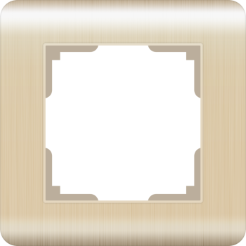 Рамка Werkel Stream 1-ая шампань рифл (10)