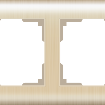 Рамка Werkel Stream 2-ая шампань рифл (10)