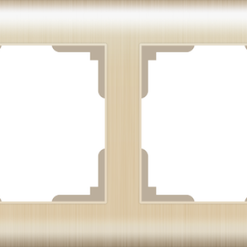 Рамка Werkel Stream 4-ая шампань рифл (10)