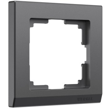 Рамка Werkel Stark 1-ая графит матовый (10)
