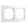 Рамка на 2 поста (белый)