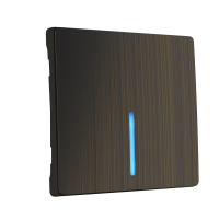 Клавиша Werkel для 1кл выкл подсветка бронза (10)