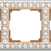 Рамка Antik белое золото 3-ая (10)