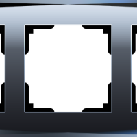 Рамка Diamant чёрный 3-ая (10)