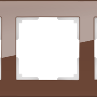 Рамка Favorit стекло мокко 3-ая (5)