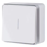 Выключатель Werkel Gallant 1кл подсветка белый (10)