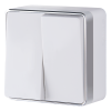 Выключатель Werkel Gallant 2кл белый (10)