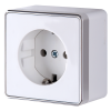 Розетка Werkel Gallant 1-ая с заземлением белый (10)